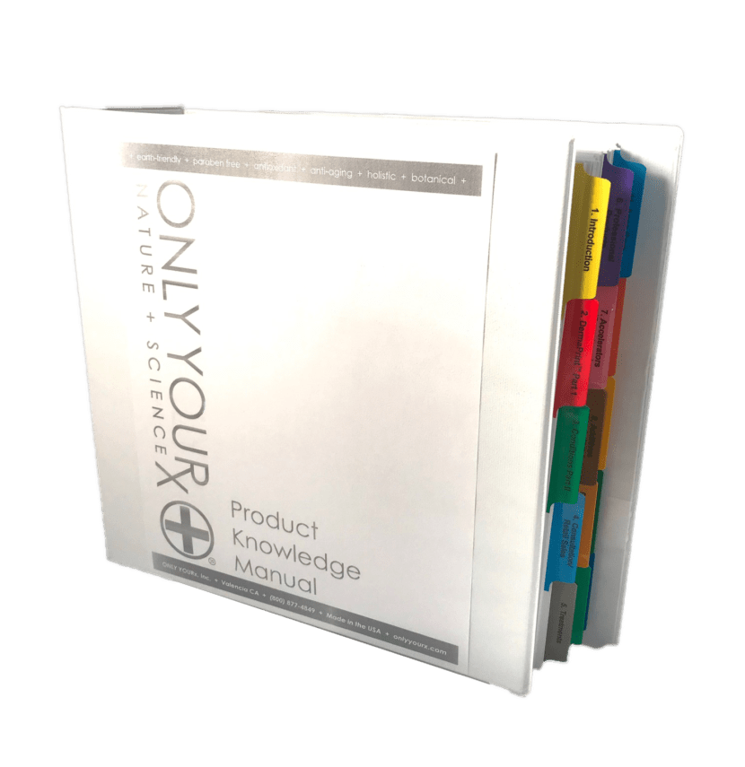 ONLY YOURx - Product Knowledge Manual